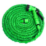 Hobbytech - tuyaux d'arrosage extensible rtractable 30m avec pistolet 7 fonctions vert