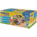 Tuyau d'arrosage extensible superhoze 15m hozelock s'�tire jusqu'� 3 fois sa longueur et comprend 4 raccords ...