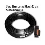 Suinga - tuyau d'arrosage goutte à goutte 16mm à 33 cm séparation par goutteur autorégulant, 100 mètres ... Suinga - tuyau d'arrosage goutte à goutte 16mm à 33 cm séparation par goutteur autorégulant, 100 mètres ...