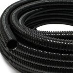 Helloshop26 - tuyau de bassin 5 m annelé et armé souple diamètre 25 mm (1') pour poisson koi étang noir ... Helloshop26 - tuyau de bassin 5 m annelé et armé souple diamètre 25 mm (1') pour poisson koi étang noir ...