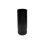 Tuyau de cheminee 0, 5 m dn 150 emaille noir 600 degres ce poele a bois made in italy Tuyau de cheminee 0, 5 m dn 150 emaille noir 600 degres ce poele a bois made in italy