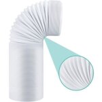 Tuyau climatiseur mobile, diam�tre 13cm tuyau d'evacuation flexible pp tube de ventilation universel, ...