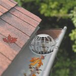 Tuyau de descente garde - goutti�re ballon filtre cr�pine acier inoxydable ext�rieur toit filtre net ...