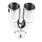 Tuyaux d'�chappement doubles pour voiture 201 embouts de silencieux en acier inoxydable 6376220