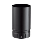 Poujoulat - tuyau emaille noir mat 0. 5ml 180 Poujoulat - tuyau emaille noir mat 0. 5ml 180