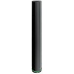 Isotip joncoux - joncoux el�ment droit � simple paroi - mod�le apollo - hauteur 1m - email 0. 7mm - noir ...