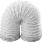 Tuyau d'�vacuation d'air en pvc flexible, diam�tre de 150 mm longueur de 3 m, tuyau evacuation climatiseur ...