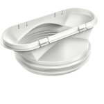 Tuyau d'�vacuation flexible pour s�che - linge, hotte aspirante et climatiseur mobile, anneau de serrage ...
