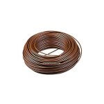 Tuyau flexible d'arrosage 4x6 mm. conducteur pvc souples marron, 25m, recommand pour l'arrosage goutte ...