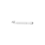 Tuyau flexible et extensible � magikone � avec raccord coud� dimensions : blanc
