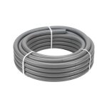 Tuyau flexible en pvc hydrotube gris, 40 mm extrieur, 5 mtres