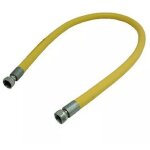 Tuyau gpl / me'thane amaflex 1 / 2' ff m 4 en acier inoxydable avec gaine pvc pression max 0, 5 bar