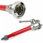 Tuyau � jet, arr�t � bille, 2 pour tuyau d'incendie, raccord c - storz