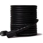 Tuyau de nettoyeur haute pression 75 pieds 1 / 4  sans plis m22 - 14mm remplacement du filetage en laiton ...