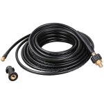 Tolletour - tuyau pour nettoyeur haute pression tuyau dboucheur flexible noir nettoyage de canalisations ...