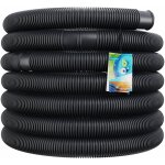 Tuyau de piscine flexible 6 / 10 / 14 m � 32 / 38 au choix manchon tuyau pompe eau 6m 38mm noir