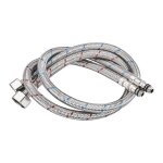 Fei yu - tuyau tress en acier inoxydable 304, robinet chaud et froid, robinet de lavabo de cuisine  ...