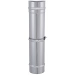 Joncoux - tuyau tyral inox 304 - diam. 153 - elément réglable de 355 à 555 mm Joncoux - tuyau tyral inox 304 - diam. 153 - elément réglable de 355 à 555 mm