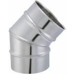 Joncoux - tuyau tyral inox 304 - diam. 230 - coude � secteur 45�