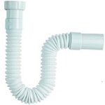 Tuyau de vidange 1 1 / 2 eau long pour siphon flexible lavabo bidet Tuyau de vidange 1 1 / 2 eau long pour siphon flexible lavabo bidet