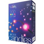 Twinkly - guirlande perle connect�e ip20 12m 200 leds rgb fil vert candies