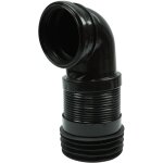 Tycner - connecteur pan tuyau sol d'harmonica coude flexible 90 / 110mm cadre encastr