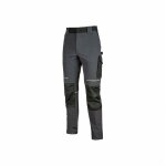 U - power - pantalon de travail stretch déperlant coupe slim atom gris m U - power - pantalon de travail stretch déperlant coupe slim atom gris m