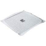 U - tile - receveur de douche  carreler + siphon 360 centr + natte tanche - 120 x 90 cm