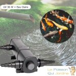 Le poisson qui jardine - u. v ( ultra violet ) strilisateur - clarificateur 36w, pour bassins de jardin ...