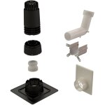 Ubbink - kit 2 en1 renolux condensation ø 80 / 125mm pour installation en entrées murale ou plafond noir ... Ubbink - kit 2 en1 renolux condensation ø 80 / 125mm pour installation en entrées murale ou plafond noir ...