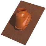 Ubbink - solin de toit pour terminal ocre ubiflex 25  45 80 / 125mm 189911