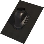 Ubbink - solin ubiflex pour terminaux verticaux � 60 / 100mm et 80 / 125mm noir - pour toit en pente ...