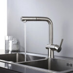 Ubeegol - robinet de cuisine avec douchette extractible mitigeur de cuisine bross mitigeur d'vier pivotant ...
