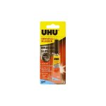 Uhu - colle instantanée superflex gel, 10 g dans un tube, sanssolvant, inodore, corrigible au dernier ... Uhu - colle instantanée superflex gel, 10 g dans un tube, sanssolvant, inodore, corrigible au dernier ...