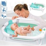 Baignoire pliable pour b�b� avec coussin de bain bassin de douche portable, ergonomique, antid�rapante, ...