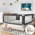 Uisebrt - barrière de lit, protection antichute, barrière de lit pour enfant, barrière de lit bébé réglable ... Uisebrt - barrière de lit, protection antichute, barrière de lit pour enfant, barrière de lit bébé réglable ...