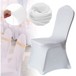 Housse de chaise mariage blanche - moderne housse de chaise extensible pour salle à manger bouquet de ... Housse de chaise mariage blanche - moderne housse de chaise extensible pour salle à manger bouquet de ...
