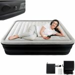 Uisebrt matelas pneumatique, lit d'appoint autogonflant, matelas gonflable avec pompe � airlit pneumatique ...