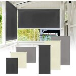 Uisebrt store ext�rieur vertical, pare - soleil, protection uv, convient au balcon, 180 x 140 cm, beige ...