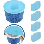 20 pièces chaussettes de skimmer de piscine réutilisable et super Élastique pour panier de pompe piscine ... 20 pièces chaussettes de skimmer de piscine réutilisable et super Élastique pour panier de pompe piscine ...
