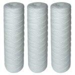 Ulisem - lot de 3 cartouches filtrantes bobin�es pour filtre � eau ? filtration des s�diments jusqu'� ...
