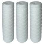 Ulisem - lot de 3 cartouches filtrantes bobin�es pour filtre � eau ? filtration des s�diments jusqu'� ...