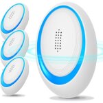 Ulisem - anti moustique ultrason prise, ultrason souris mouche 4 paquets, appareil repulsif souris efficace ...