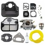 Ulisem carburateur avec filtre  air, bougie d'allumage et kit de rparation de membrane pour trononneuses ...