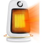 Ulisem - chauffage electrique oscillant � 90�, 2 niveaux de puissance radiateur soufflant ceramique, ...