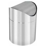 Ulisem poubelle salle de bain inox, argent�