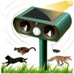 Ulisem - r�pulsif chat ultrason solaire repulsif chat exterieur sensibilit� et fr�quence r�glable ultrason ...