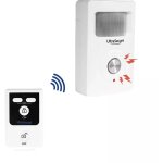 Alarme 2 - en - 1 sans - fil autonome avec d�tecteur de mouvement et sir�ne int�gr�e + t�l�commande (gamme ...