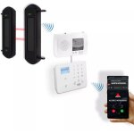 Alarme appel et sms gsm 2g + 3g + 4g barrires infrarouges 900 mtres longue porte sans - fil 1b (gamme ...