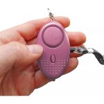 Alarme personnelle compacte anti - agression vol chien sos - sirne 140 db / lampe de poche - rose / ...